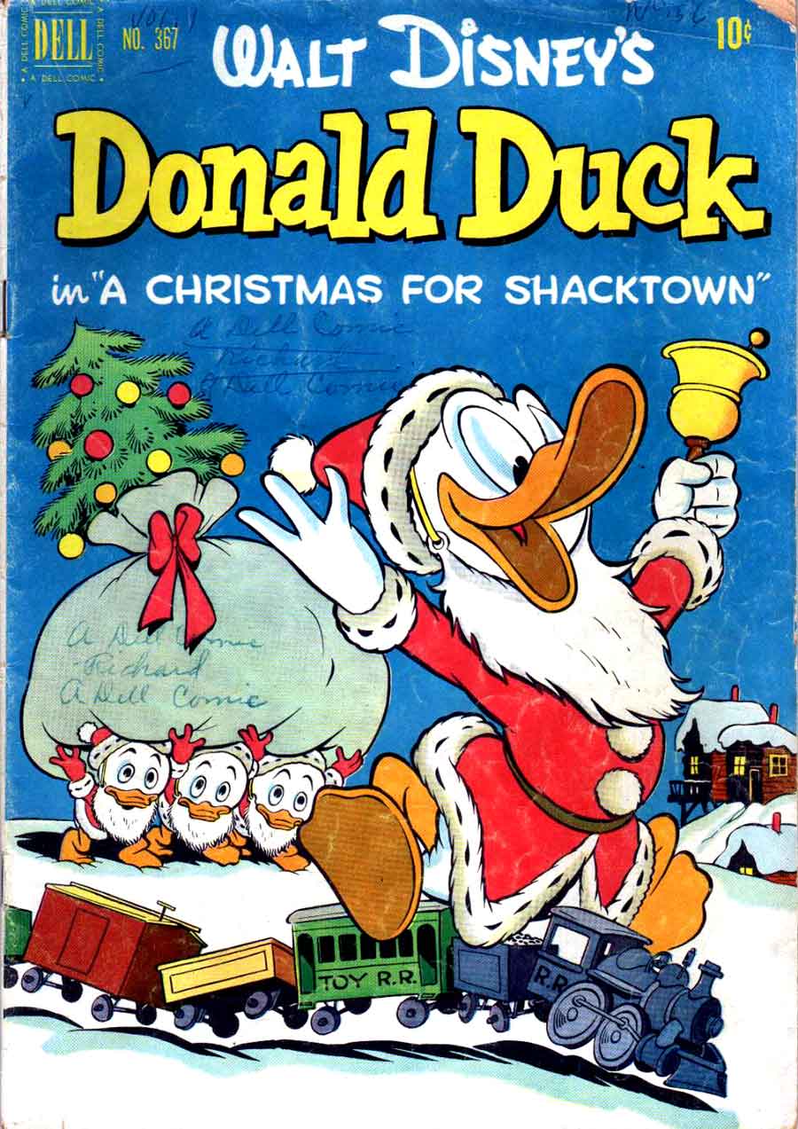 Donald Duck / Four Color Comics v2 #367 - Carl Barks 1940s comic book cover art