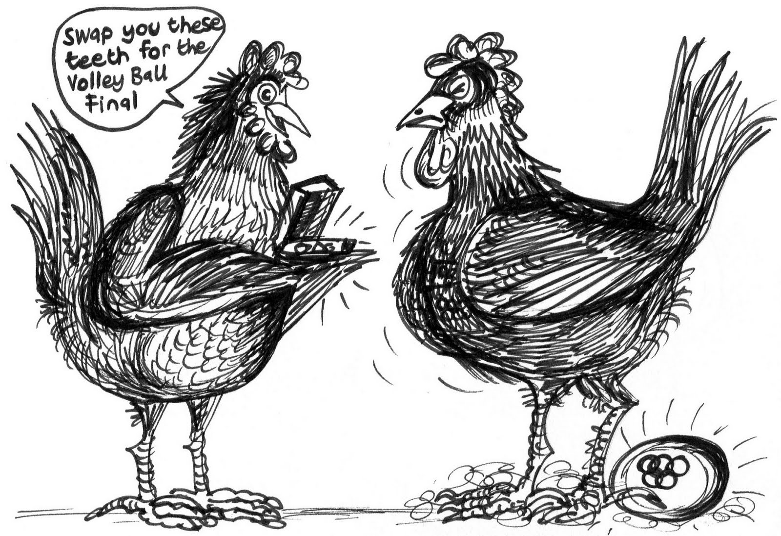 Kath's Arty Blog Chicken Incisors