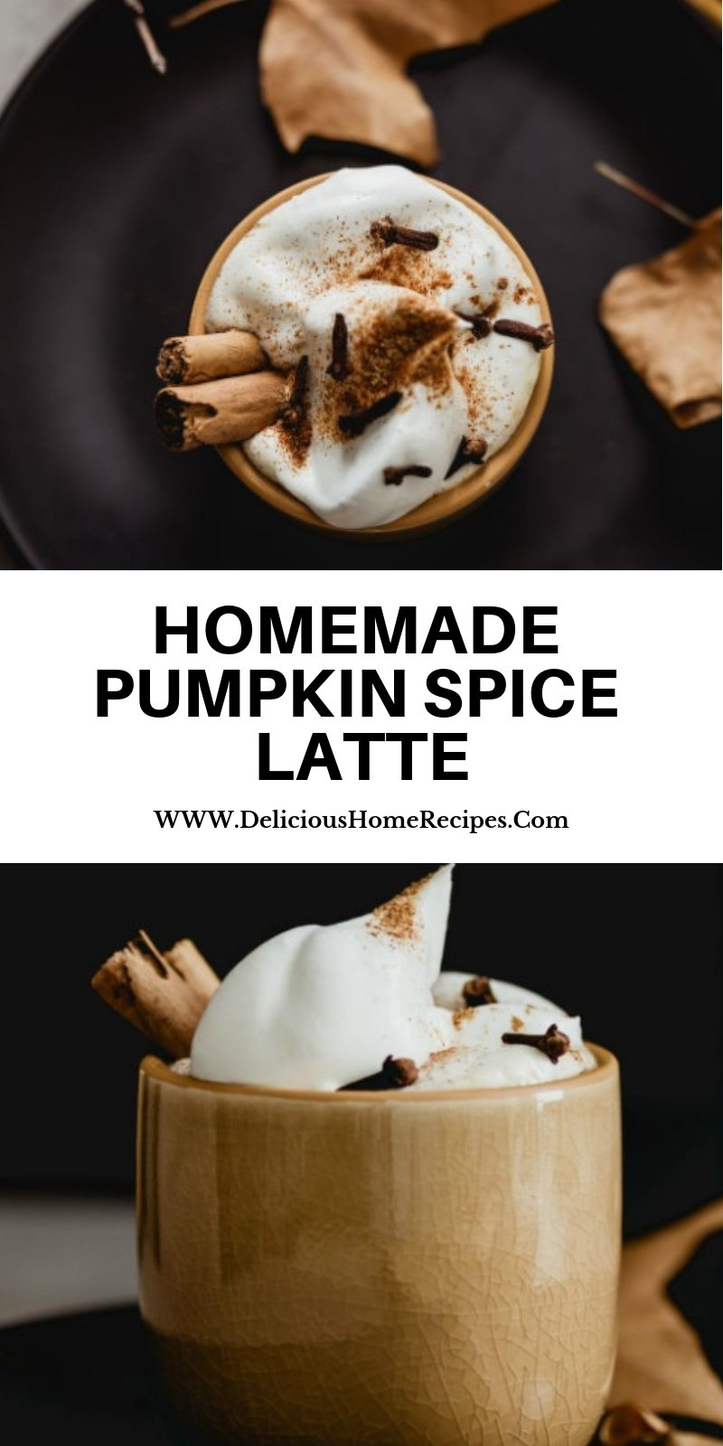 Homemade Pumpkin Spice Latte Homemade Pumpkin Spice Latte