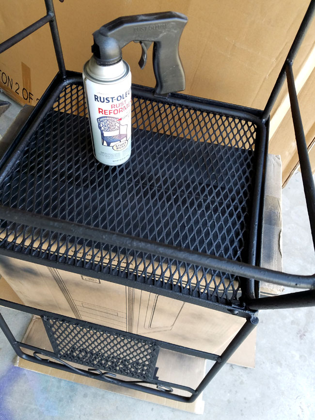 Rusty Wrought Iron Patio Set, How To Paint Rusted Wrought Iron Furniture