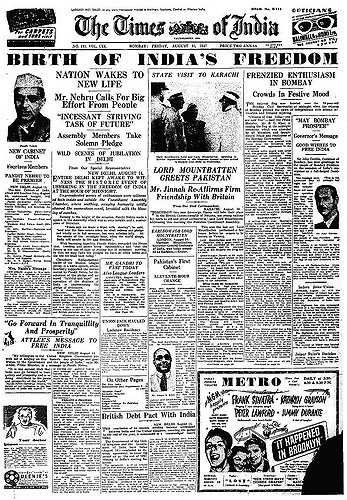 Independence Day 15 August 1947