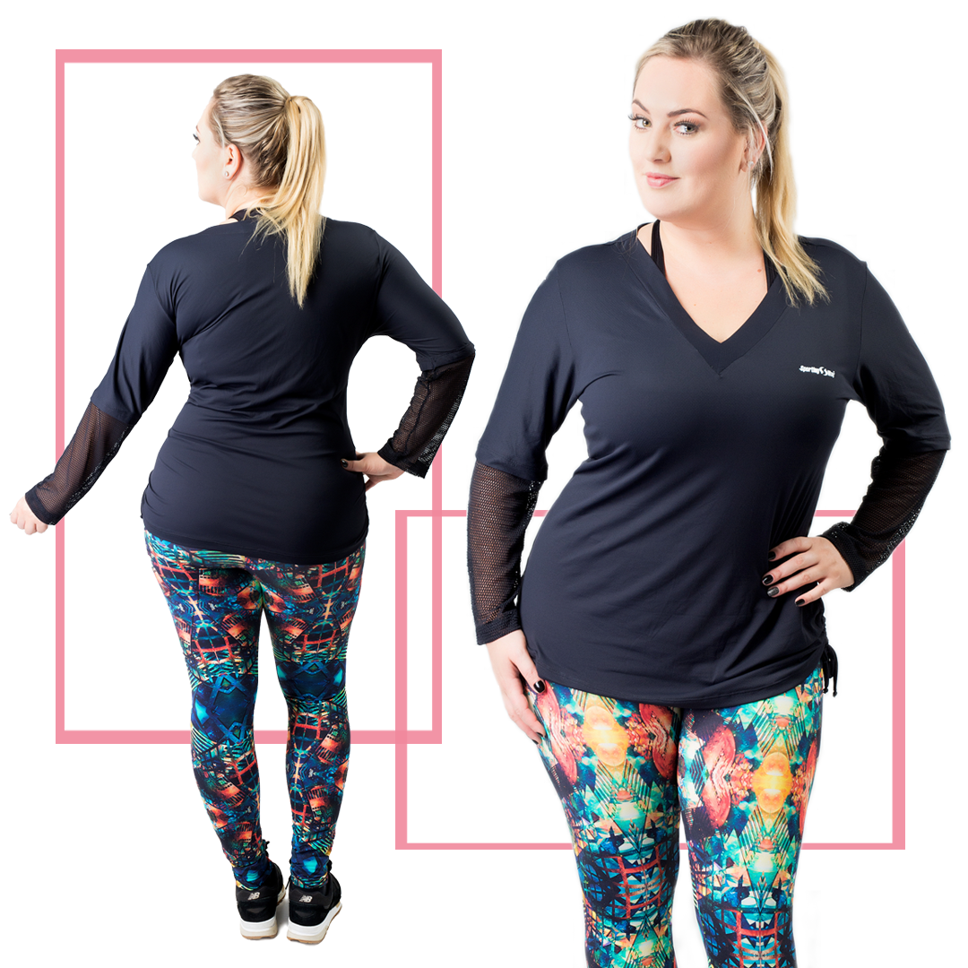 Moda Fitness Plus Size Sporting Way.