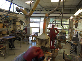 bronze foundry in Pietrasanta, Italy wax sculptures,plasters and molds