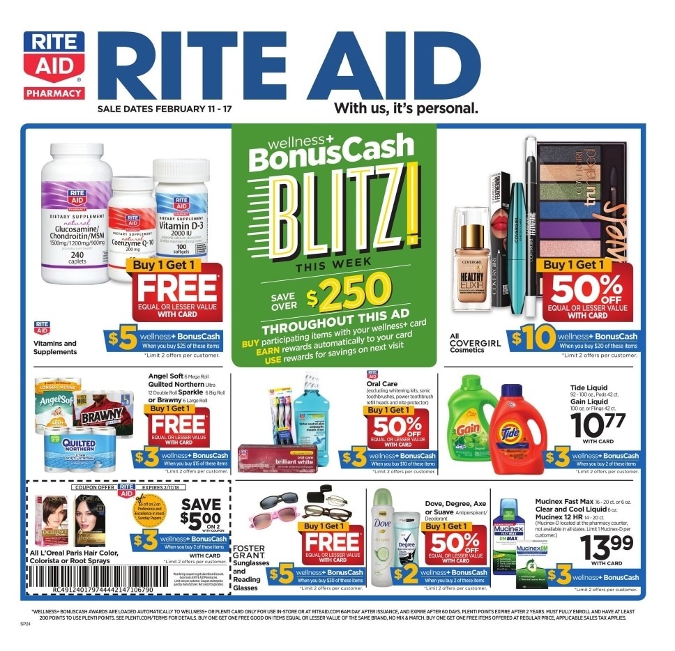 rite aid weekly ad deals february 11 17 2018 amazing deals 2k riteaid sale flyer
