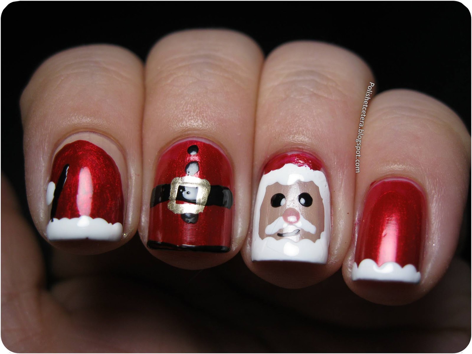 Santa Nails! Polish Etc.