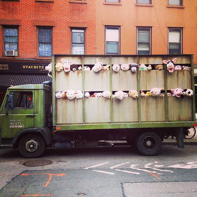 Banksy's New Truck Installation For Better Out Than In Uncovered Early ? 3