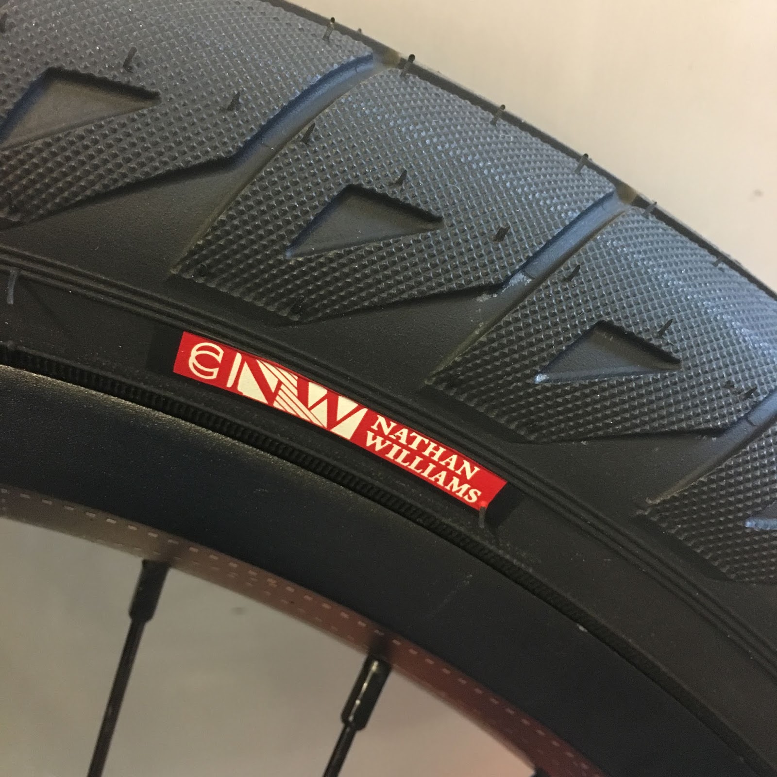 Gray 60 psi BMX Bicycle Tire Cinema Nathan Williams Signature 20" x 2.5" 