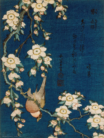 hokusai katsushika cherry tree