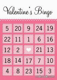 Valentine's Day Bingo 1