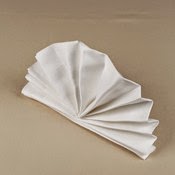 Wonderbaar Alles over papier: Plooien van papieren & stoffen servetten OI-65