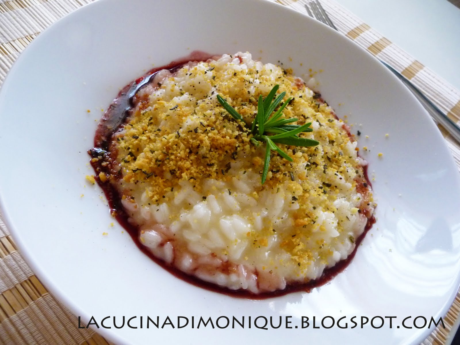 LA CUCINA DI MONIQUE Risotto con riduzione di Marsala, pane aromatico