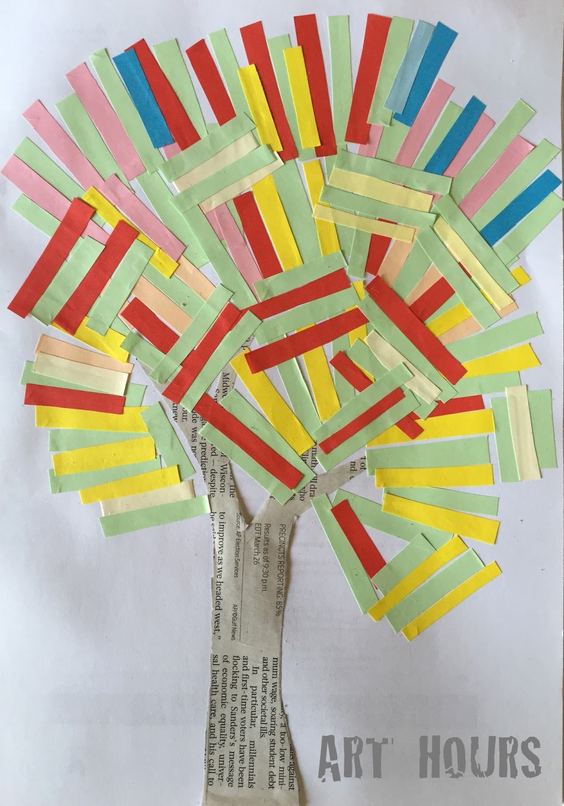 ArchGuide Paper Collages from Paper Scraps Easy DIY Ideas