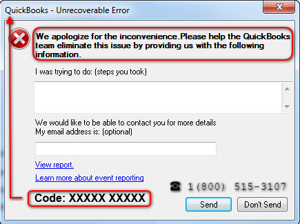quickbooks unrecoverable error 800 515 3107 quickbooks unrecoverable error