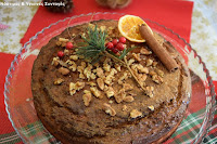 Κέικ με γεύση μελομακάρονο – (βασιλόπιτα) χωρίς βούτυρο και ζάχαρη - by https://syntages-faghtwn.blogspot.gr