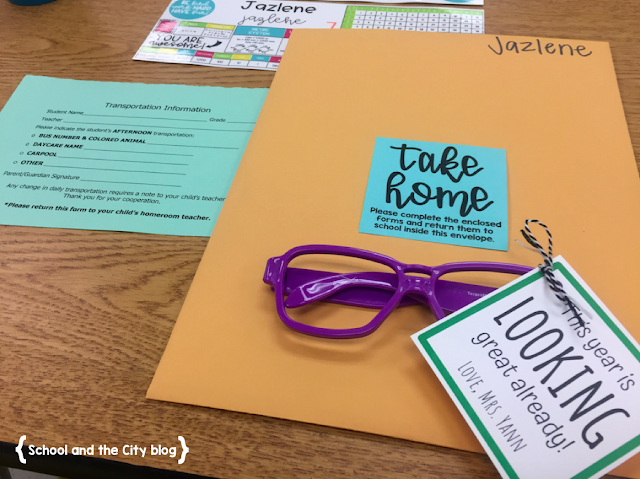 Open House / Meet the Teacher setup for 3rd grade (school and the city blog)