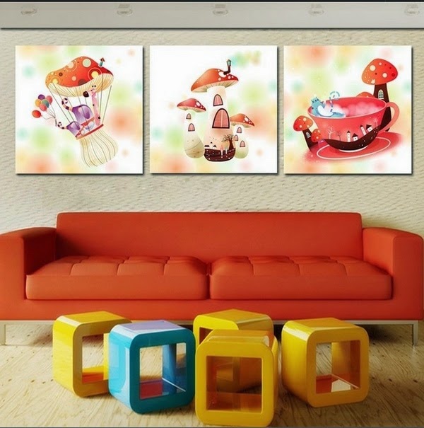 Hang pictures in children&#8217;s bedrooms