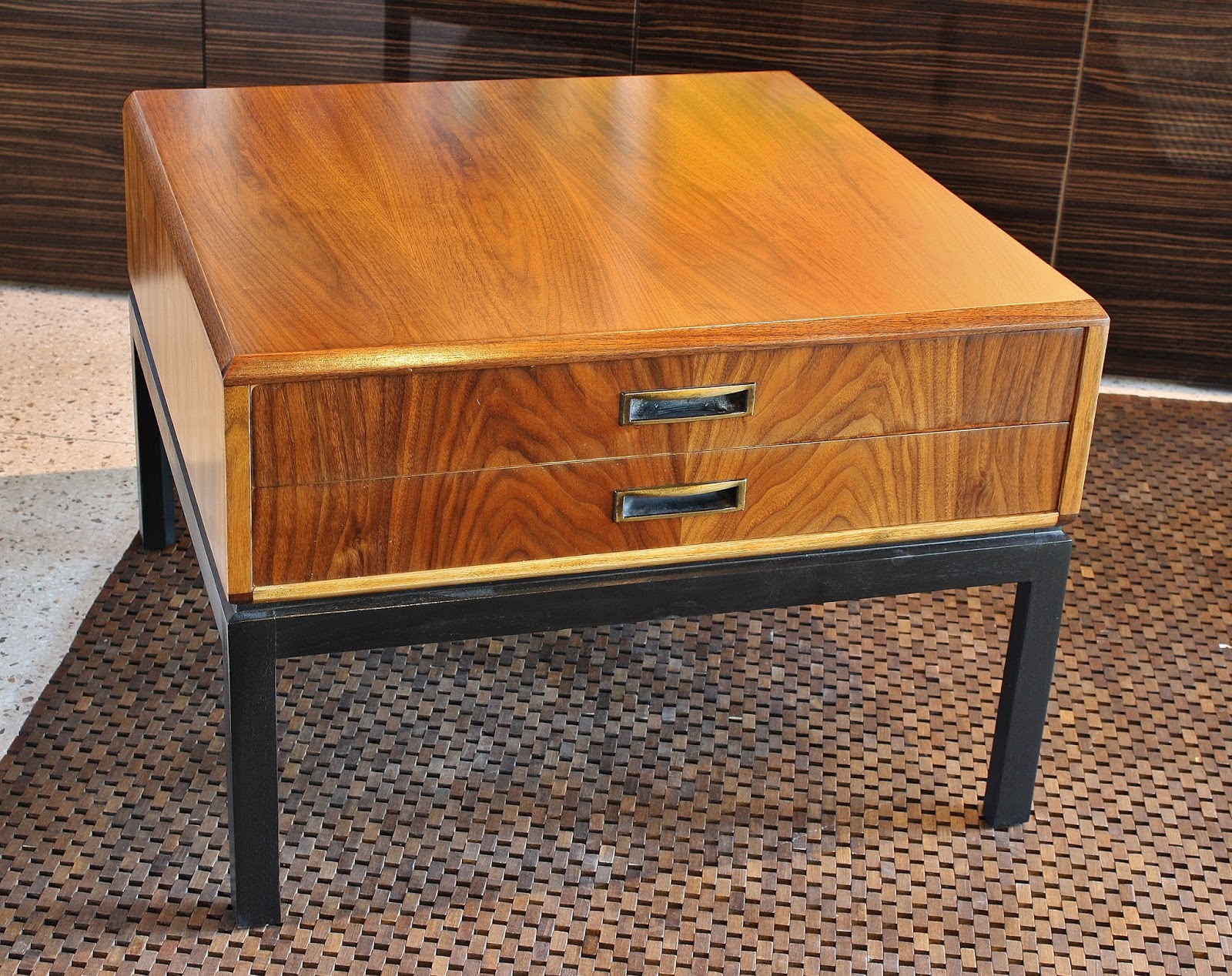 Modwerks Walnut End Table by Founders Furniture