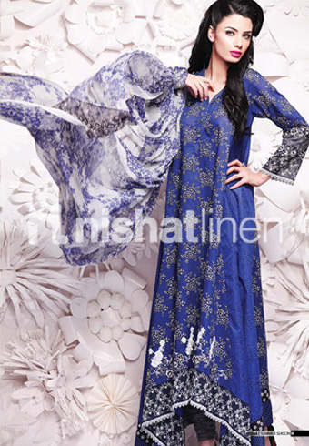 nishat long frocks