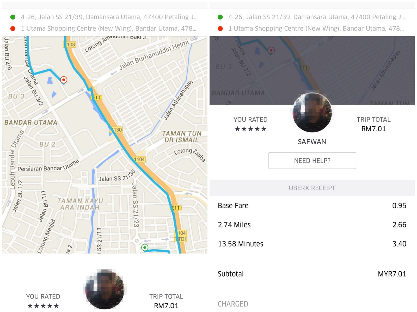 Eat Drink KL uberX Reduced Prices Rides Now Cost Less Across KL