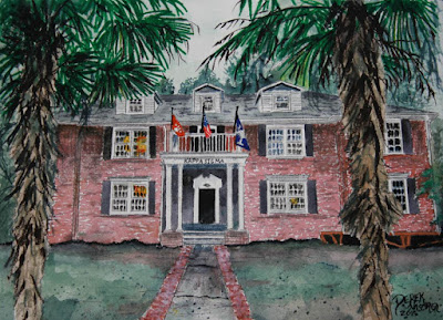 fraternity house painting
