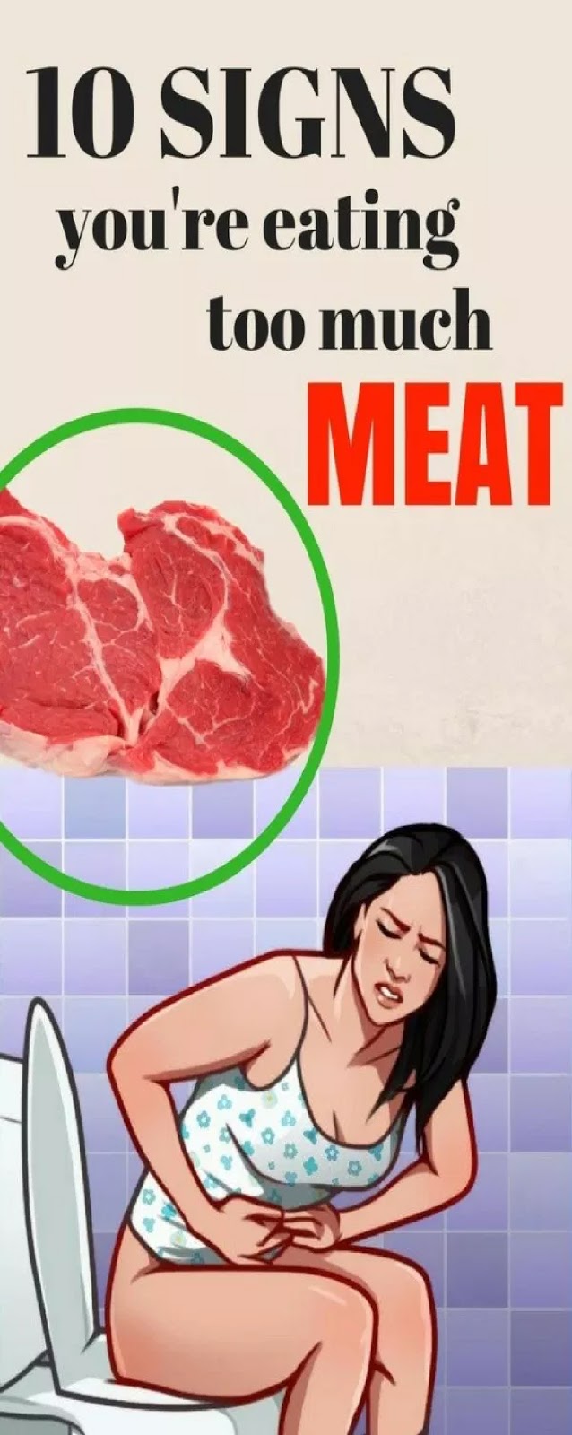 Pay Attention 10 Signs You’re Eating Too Much Meat KrobKnea