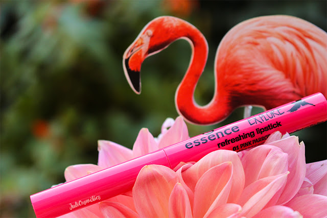 essence-exit-to-Explore-refreshing-lipstick-01-pink-parrot