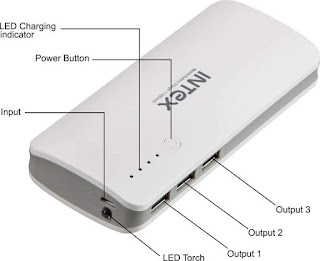 Intex IT-PB11K 11000mAH Power Bank (White) Intex IT-PB11K 11000mAH Power Bank (White)