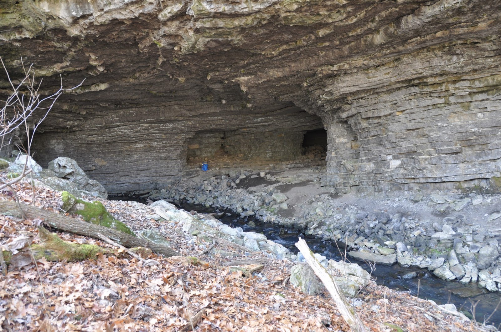 Rick's Hiking Blog Big Creek Cave Falls, Arkansas Ozarks
