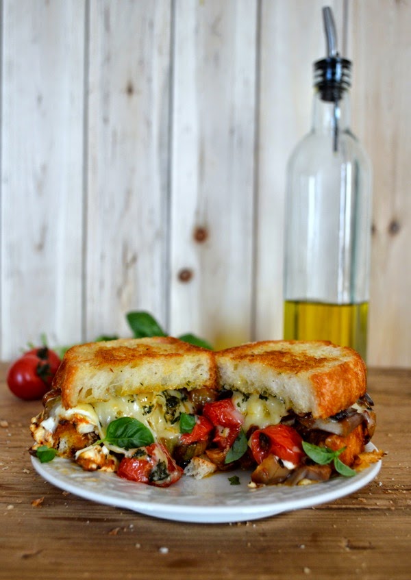 Delightful Nourishment Ratatouille Grilled Cheese