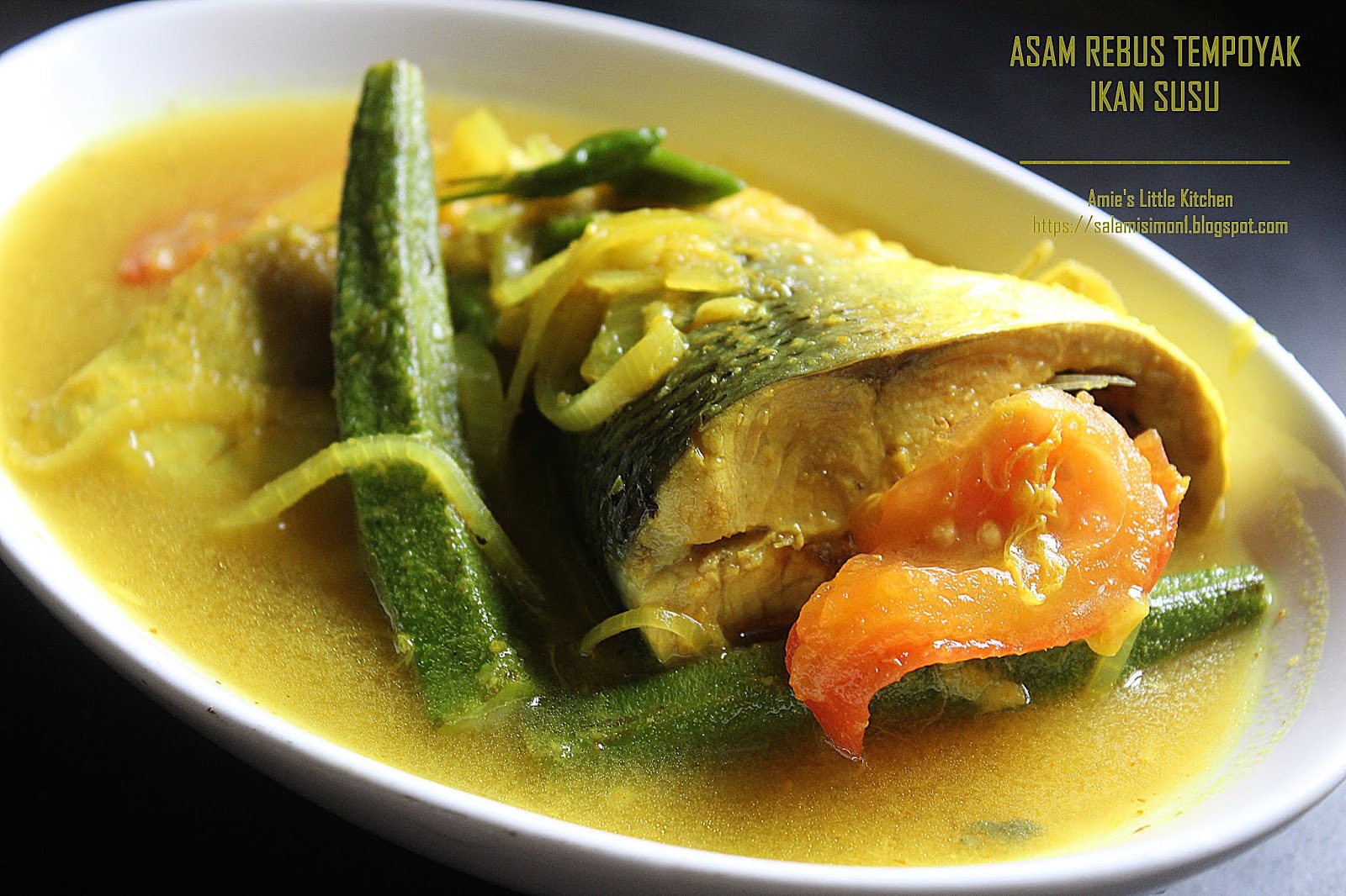 Cara Masak Asam Rebus Tempoyak Ikan Susu yang Sedap