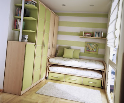 Cool Teen Lime Dorm Room