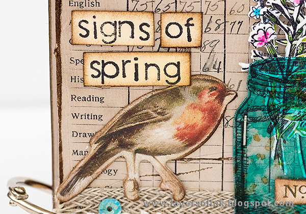 Layers of ink: Signs of Spring Notebook Tutorial