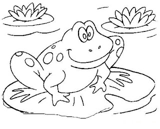 Frog Images For Coloring inkspired musings It39s hard to be green
