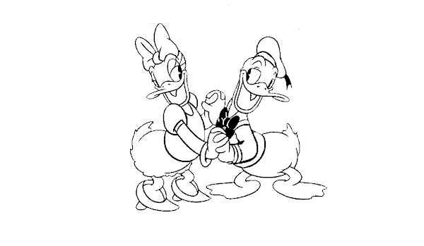 daisy duck bow coloring pages - photo #29