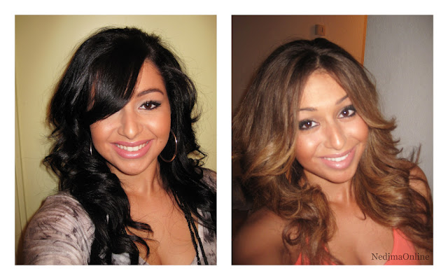 cheveux méché blond