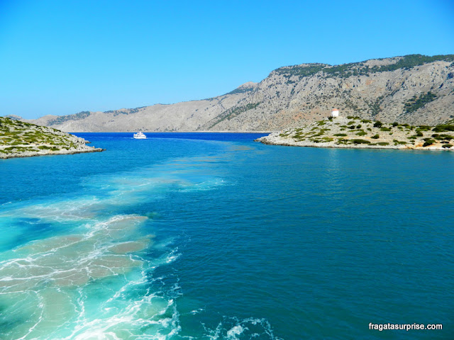 Grécia - Dodecaneso - Enseada de Panormiti, na Ilha de Sými