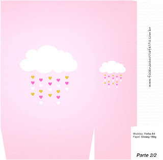 Blesing Rain for Girls: Free Printable Boxes. Blesing Rain for Girls Free Printable Box.