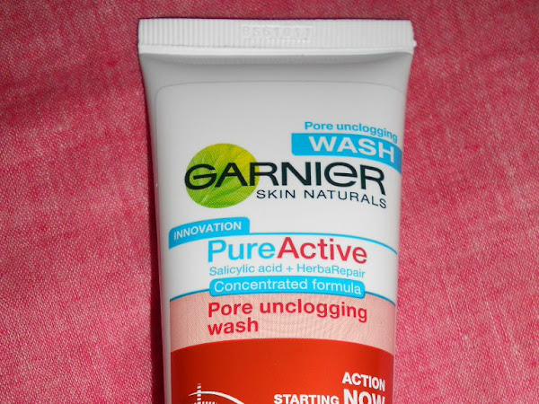 ♥ Garnier Pure Active Pore Unclogging Face wash
