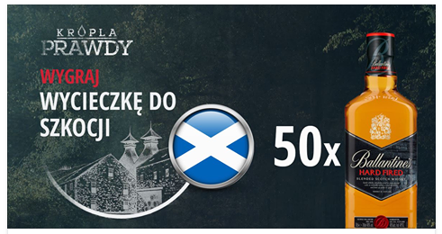 Wygraj whisky Ballantine’s Hard Fired - 50 szt. czeka Konkurs