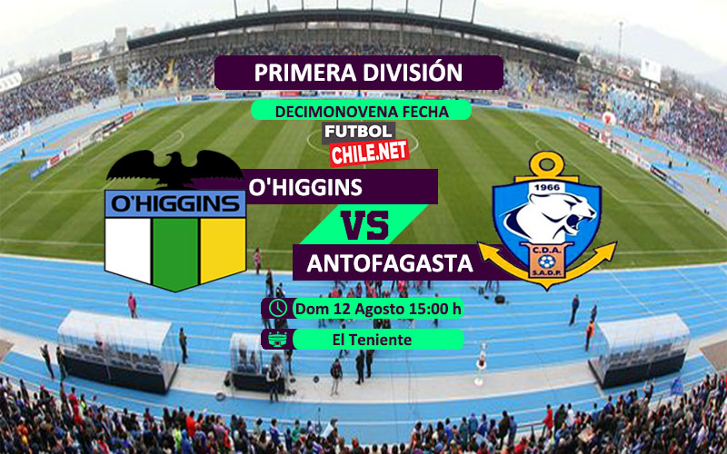 Mira O’Higgins vs Deportes Antofagasta en vivo y online por la Primera División de Chile Mira O’Higgins vs Deportes Antofagasta en vivo y online por la Primera División de Chile