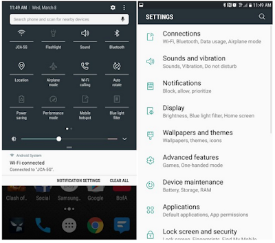 Cara Menyesuaikan Notification Bar di Galaxy S7