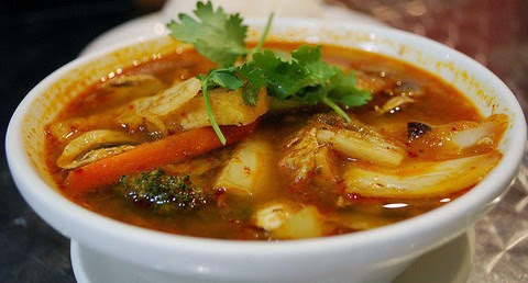 Vegetable Tom Yum Soup