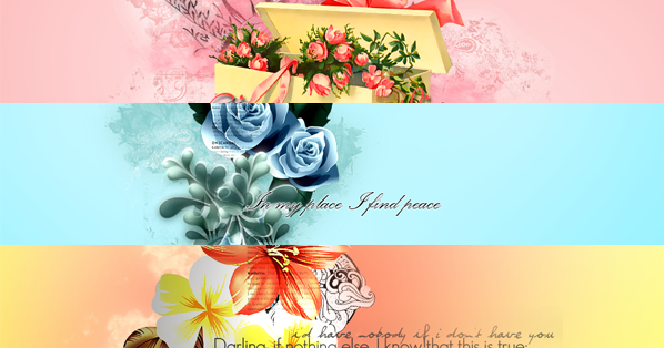 خلفيات زهور هادئة لتصميم أجمل كفرات الفيس بوك وتصميمات المناسبات والتهانى