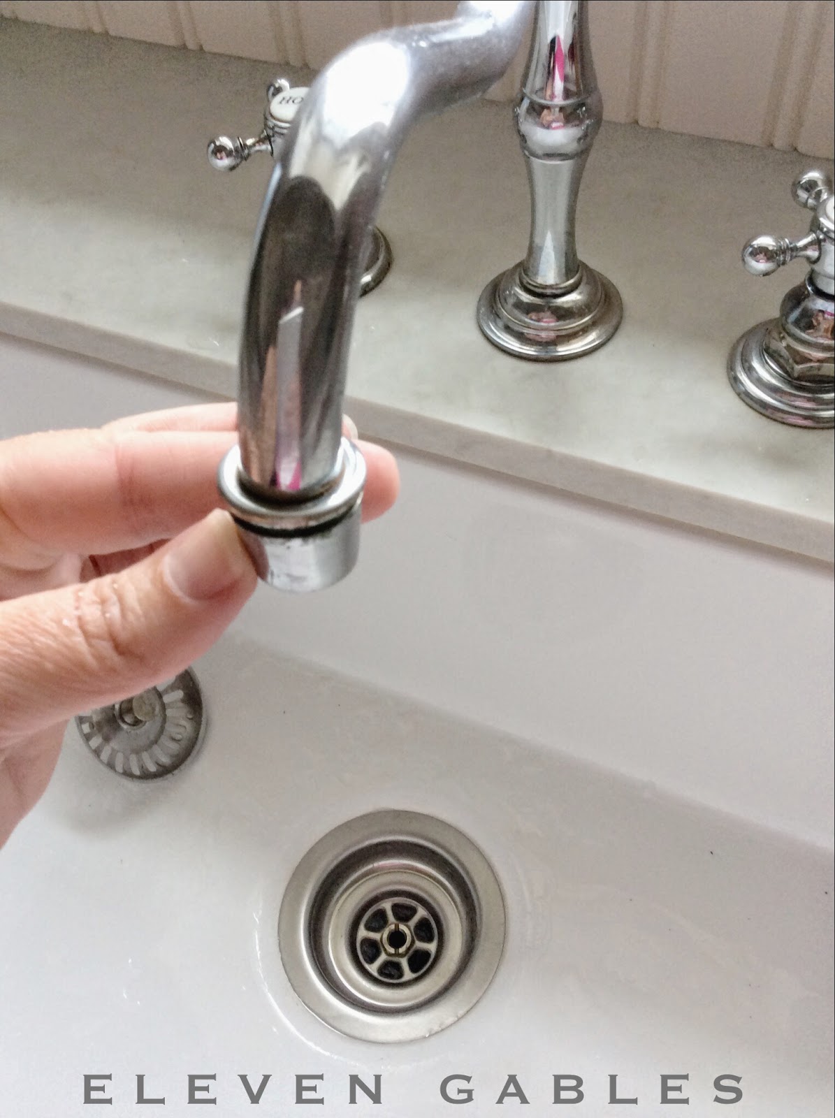 Eleven Gables How To Fix a Spraying Faucet