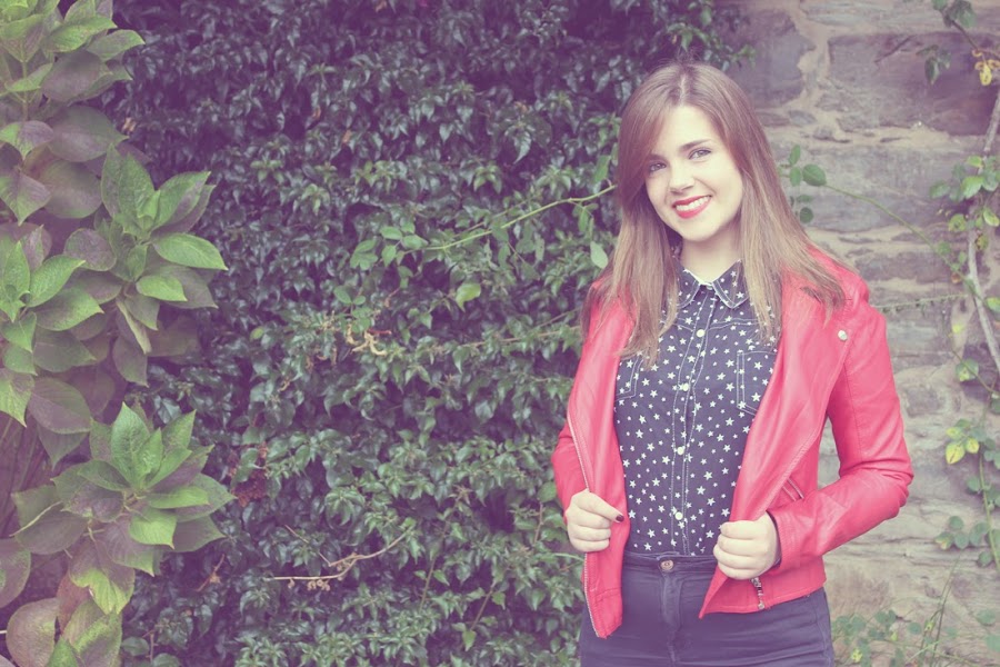 Camisa handmade estampado de estrellas