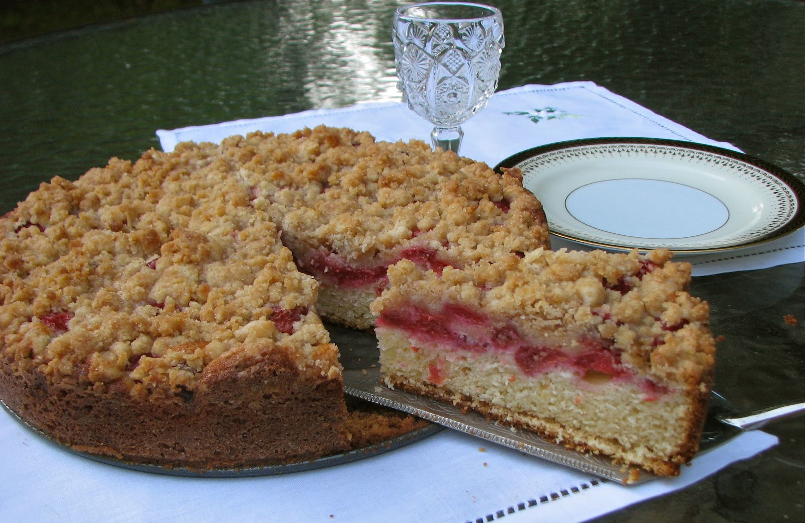 Delectably Mine Sour Cherry Coffee Cake