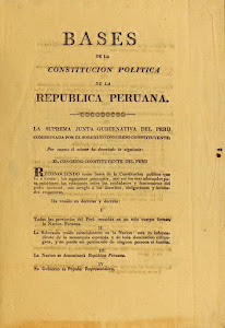 Bases de la Constitución Política de la República Peruana 1822