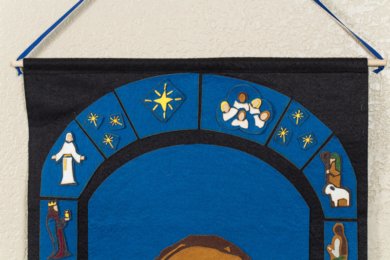 stained glass advent calendar giveaway!