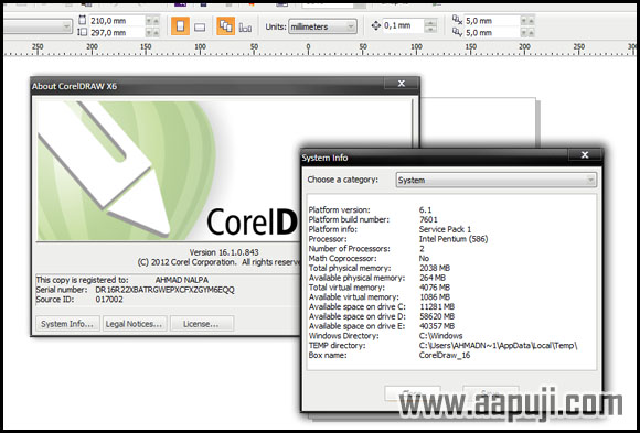 Jalan Tikus Corel Draw