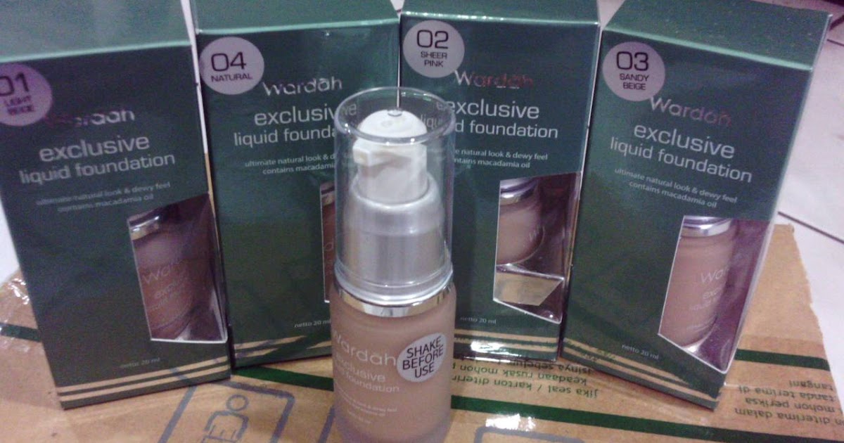 Review Wardah Exclusive Liquid Foundation Rekomendasi Alas
